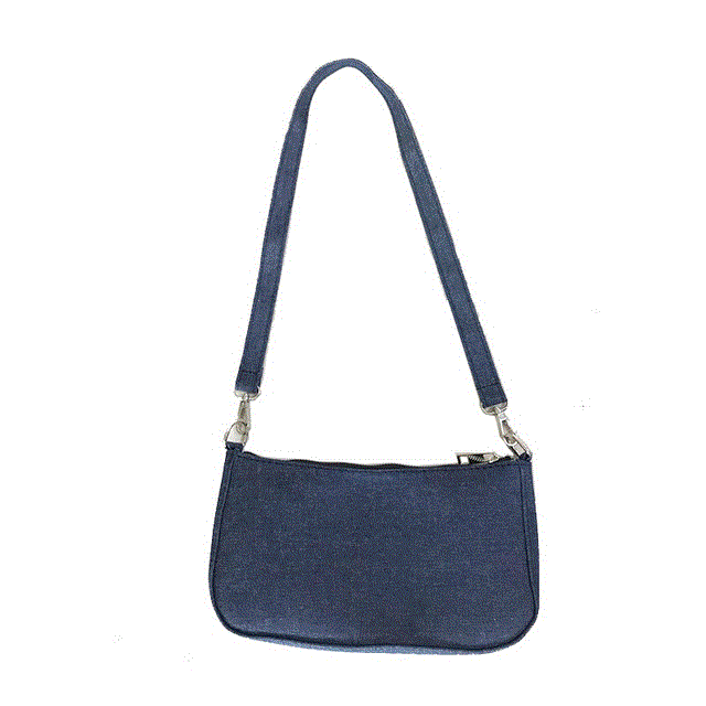 2021 High quality Solid Color women baguette bag High quality Handbag and purse Phone Pocket