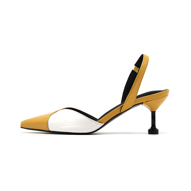 2021 High quality Women Heeled Pointed-Toe sandals Fashion after Empty Mixed Colors Fashion Sandals