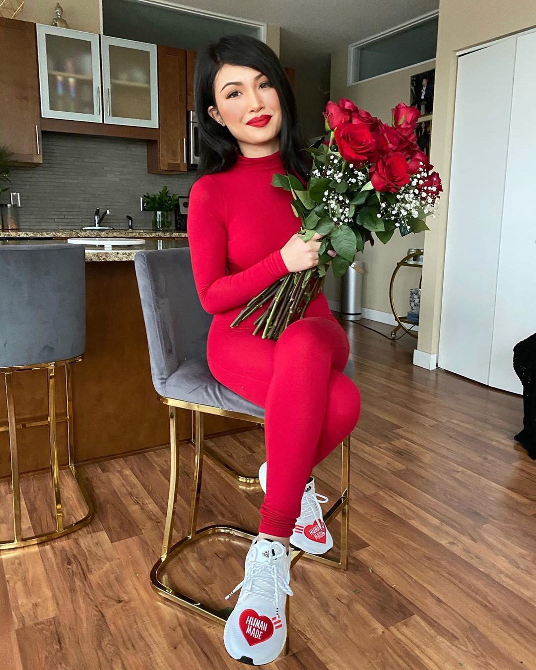 2021 High quality Women Gymwear Matching Sets Fall Long Sleeve Tops Tees and Leggings 2 Two Piece Gymwear