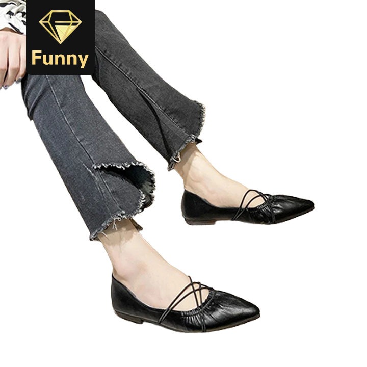 2021 High quality woman flats women loafers cross narrow band espadrilles soft bottom moccasins flats