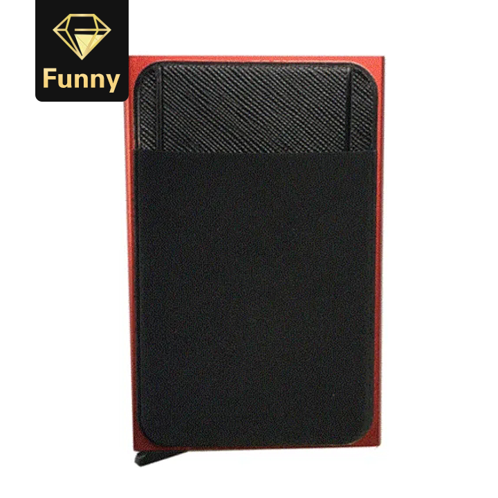 2021 High quality Men Business Card Cases Cash ID Card Holder Metal Wallet Coin Purse card