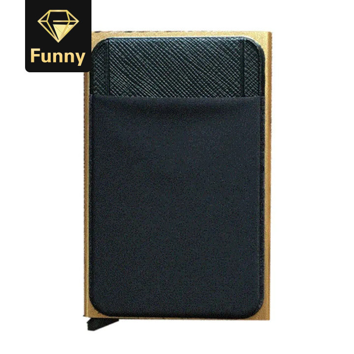 2021 High quality Men Business Card Cases Cash ID Card Holder Metal Wallet Coin Purse card