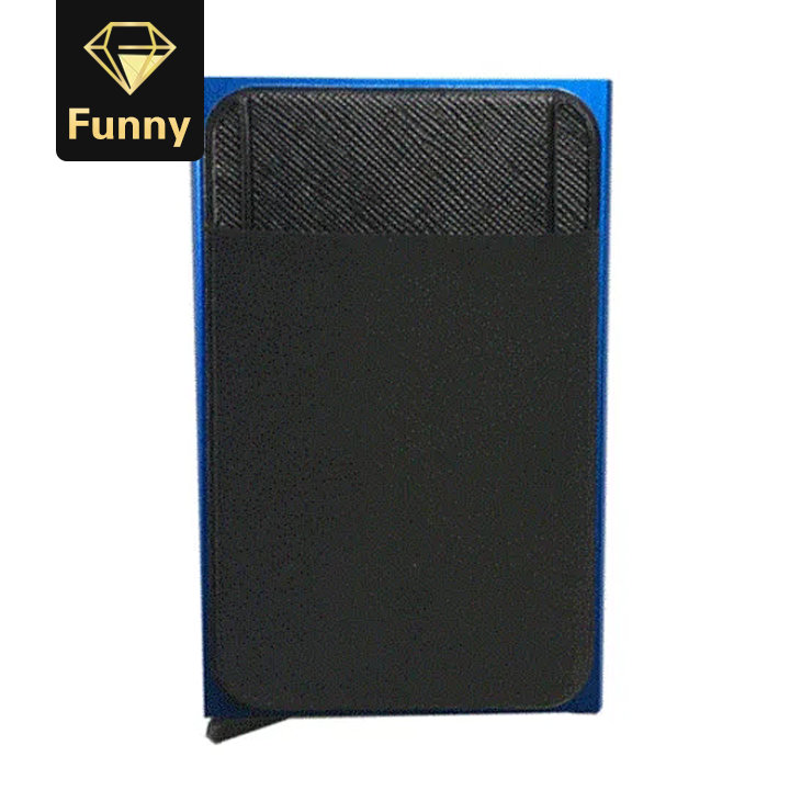 2021 High quality Men Business Card Cases Cash ID Card Holder Metal Wallet Coin Purse card