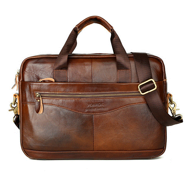 2021 High quality High Quality Men Briefcase Leather business bag men's Briefcase handbag