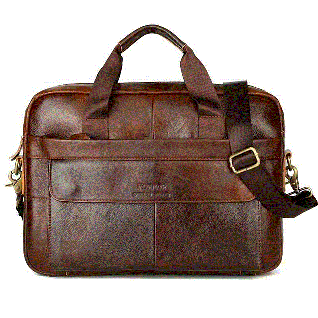 2021 High quality High Quality Men Briefcase Leather business bag men's Briefcase handbag