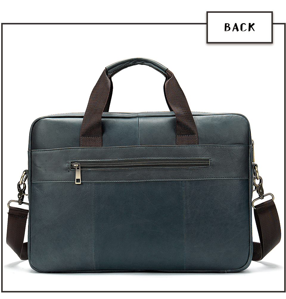 2021 High quality Leather Business Messenger Men Briefcase Handbag Mens Laptop Briefcase
