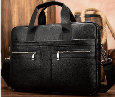 2021 High quality Leather Business Messenger Men Briefcase Handbag Mens Laptop Briefcase