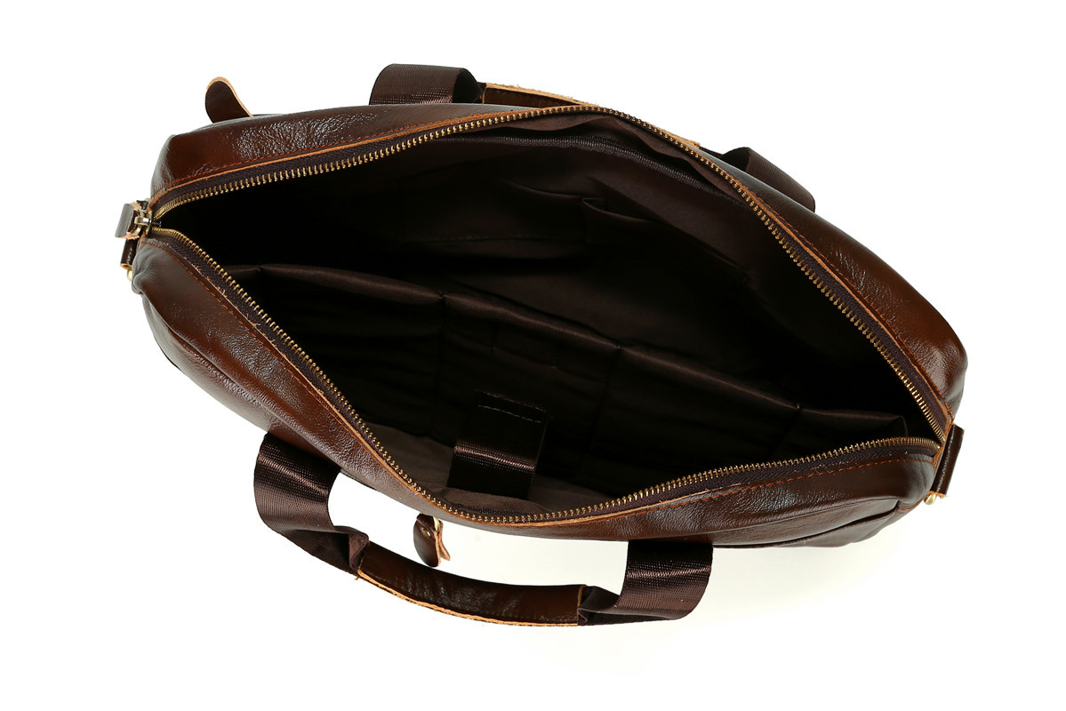 2021 High quality High Quality Men Briefcase Leather business bag men's Briefcase handbag