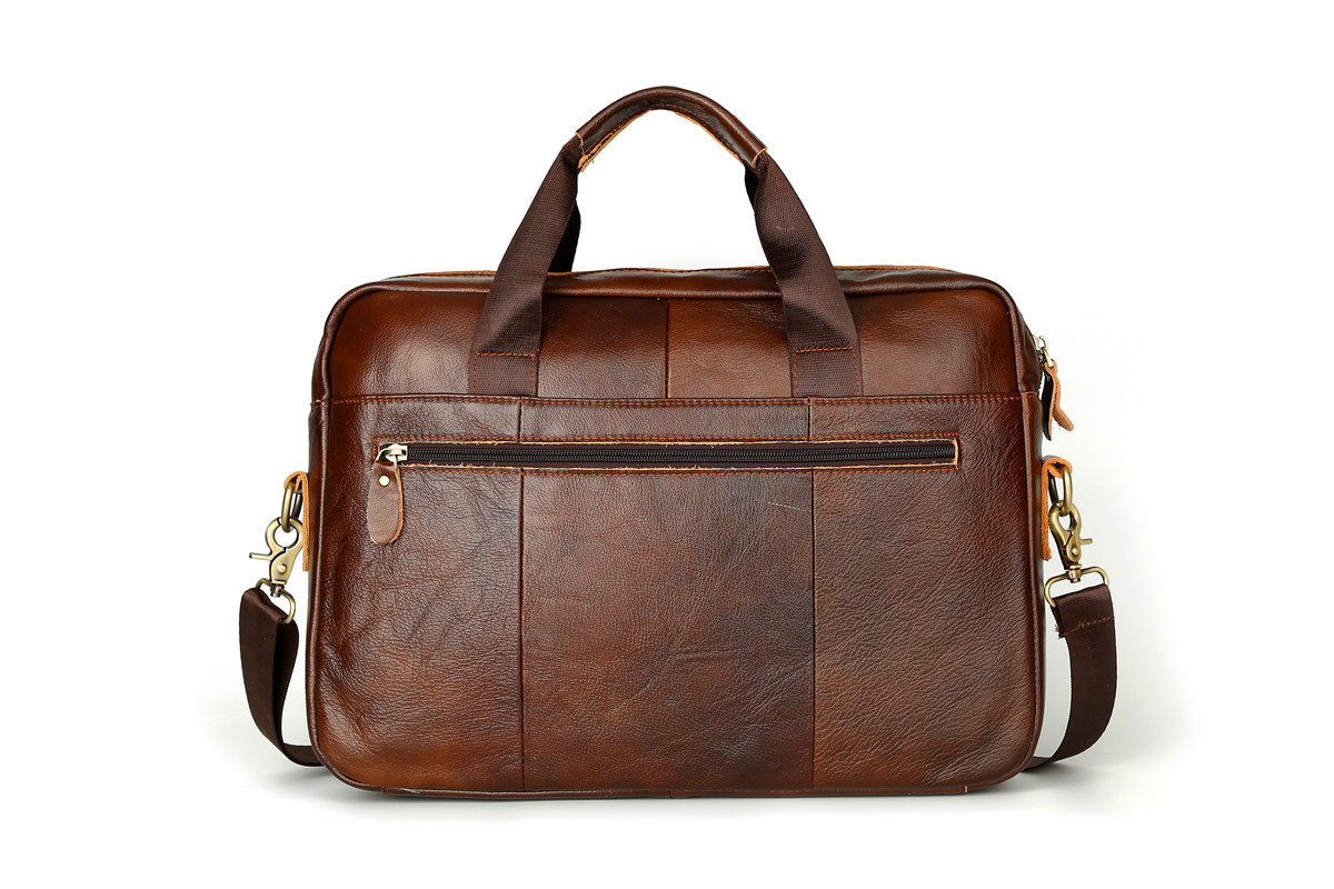 2021 High quality High Quality Men Briefcase Leather business bag men's Briefcase handbag