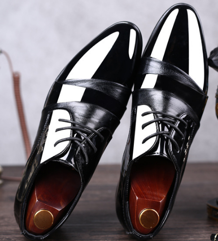 2021 High quality Men Formal Shoes Leather Luxury Fashion Groom Wedding Shoes Men Oxford Formal Shoes