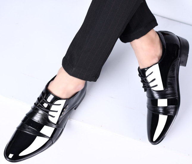 2021 High quality Men Formal Shoes Leather Luxury Fashion Groom Wedding Shoes Men Oxford Formal Shoes