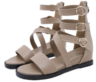 2021 High quality Women Comfort Heels Women Sandals Summer Female Shoes Women European Wedge Sandals