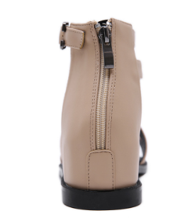 2021 High quality Women Sandals Ankle Strap Wedges Sandal Women Comfortable With Zipper Casual High Quality