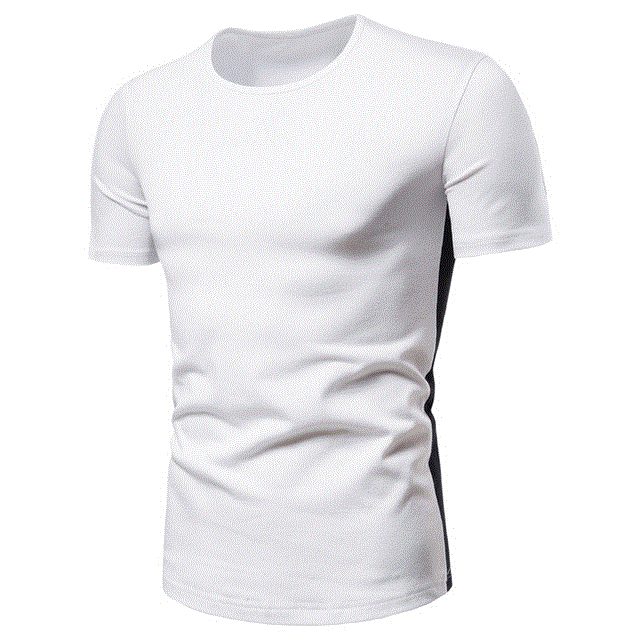 2021 High quality Men T Shirt Solid Color Cotton Tshirt Men Summer Slim Fit Short Sleeve O-neck T-Shirts