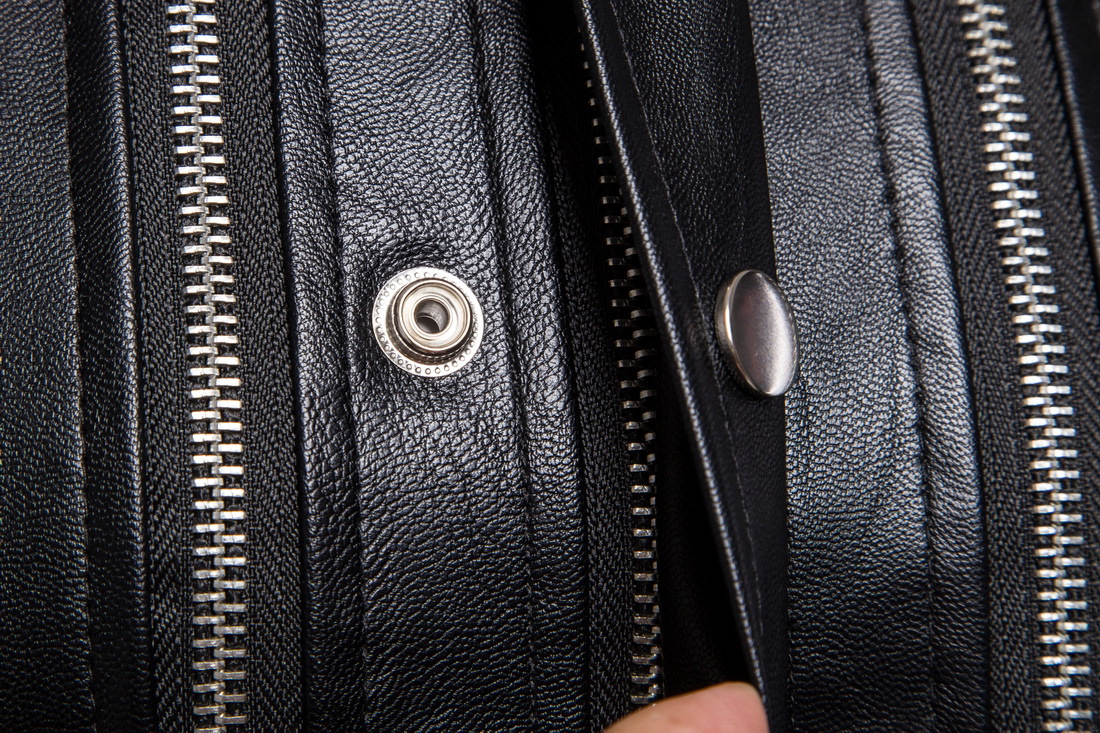 2021 High quality Multi Poket Design Pu Leather Jacket Men Punk Motorcycle Jacket Men Bomber Jackets