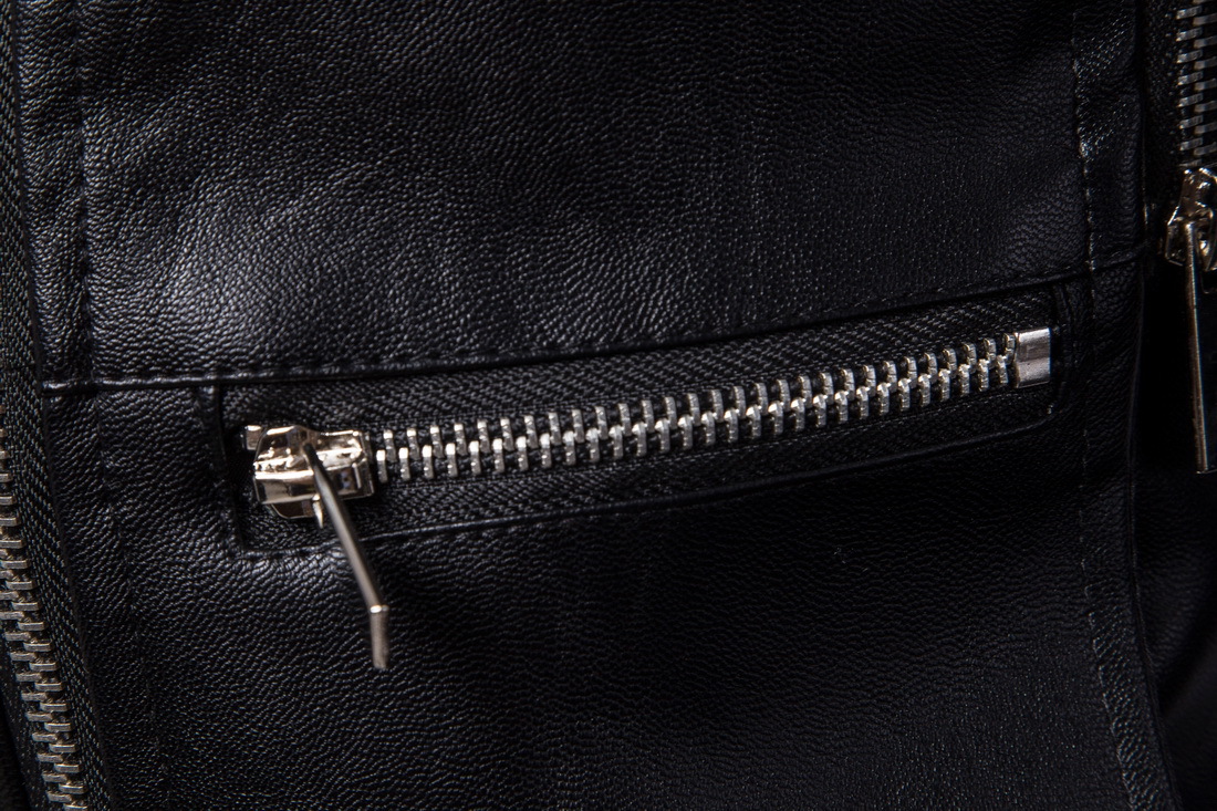 2021 High quality Multi Poket Design Pu Leather Jacket Men Punk Motorcycle Jacket Men Bomber Jackets