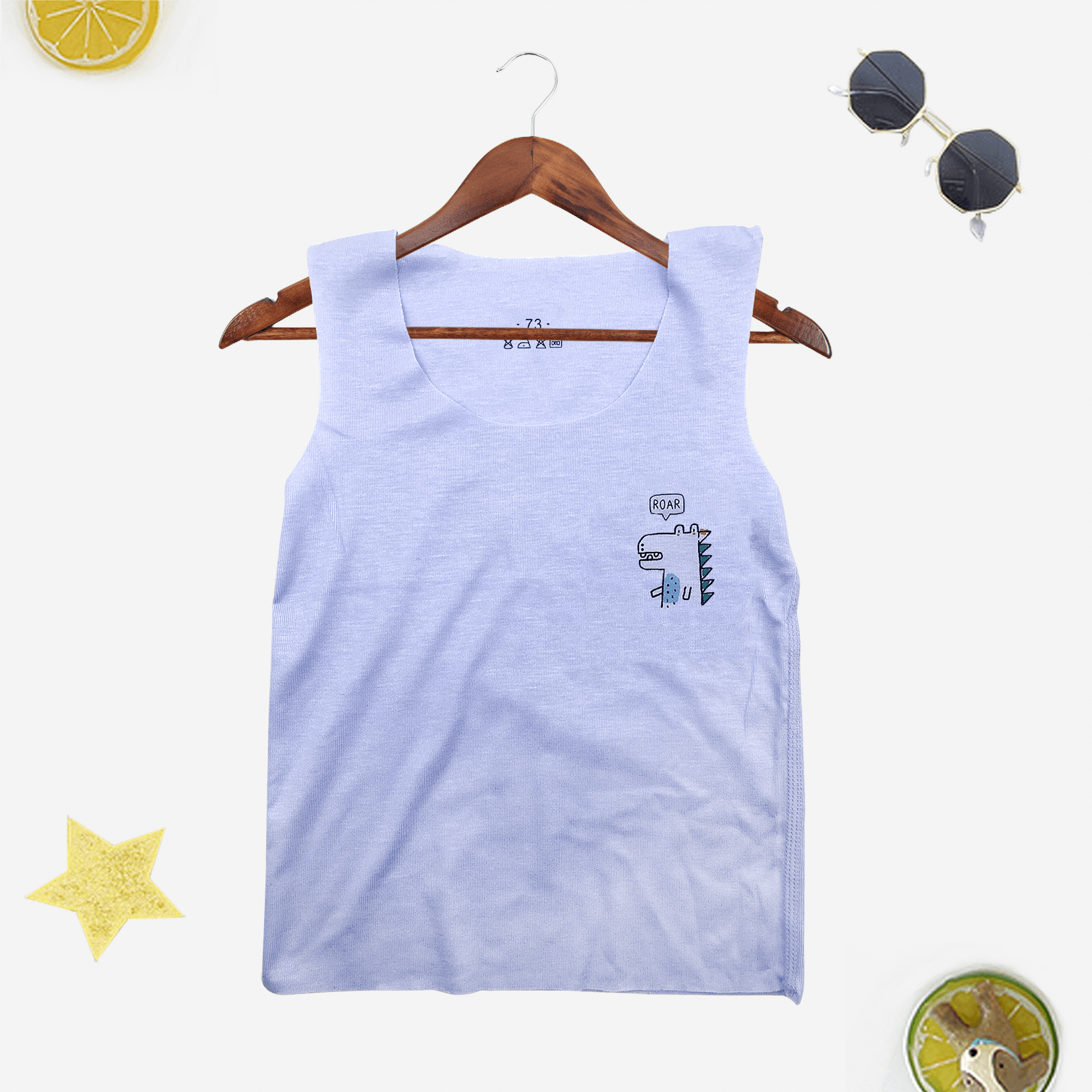 2021 High quality Undershirt Camisole Kids Underwear For Girls Summer Solid Cotton Toddler Boy Top