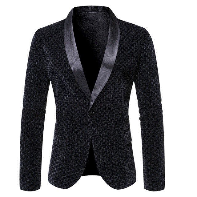 2021 High quality Men's Casual Blazer One-button Suit Smart Casual Clothes Men's business suits Plus Size