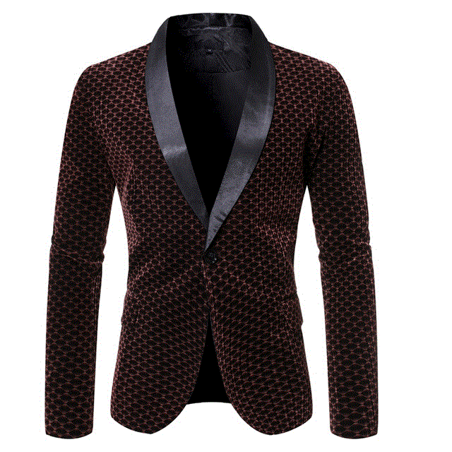 2021 High quality Men's Casual Blazer One-button Suit Smart Casual Clothes Men's business suits Plus Size