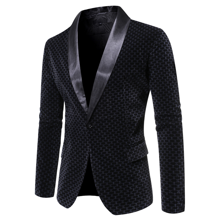 2021 High quality Men's Casual Blazer One-button Suit Smart Casual Clothes Men's business suits Plus Size