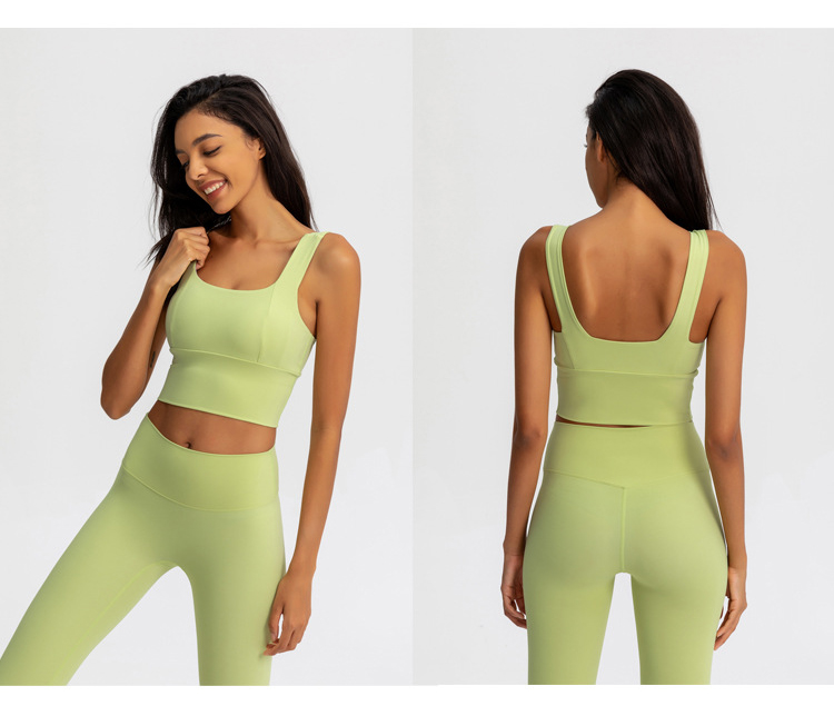2021 High quality Yoga Crop Top for Women Sports Bras Push Up Underwear Gym Padded Bras Fitness Breathable Gymwear