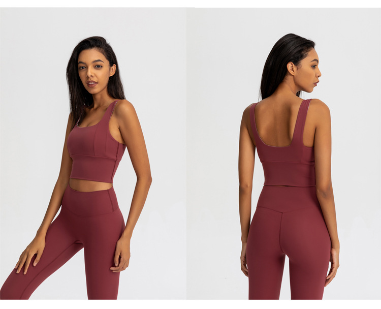 2021 High quality Yoga Crop Top for Women Sports Bras Push Up Underwear Gym Padded Bras Fitness Breathable Gymwear