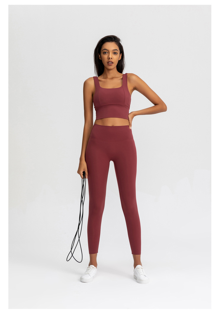 2021 High quality Yoga Crop Top for Women Sports Bras Push Up Underwear Gym Padded Bras Fitness Breathable Gymwear