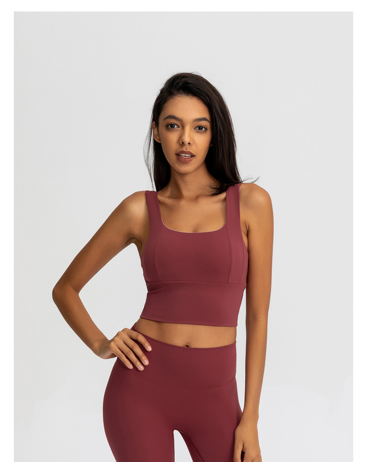 2021 High quality Yoga Crop Top for Women Sports Bras Push Up Underwear Gym Padded Bras Fitness Breathable Gymwear