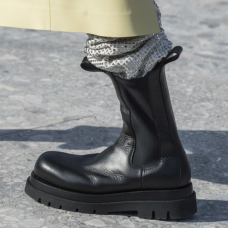 2021 High quality Women's Platform Chelsea Boots Women Chunky Ankle Boots Fashion Ladies Boots