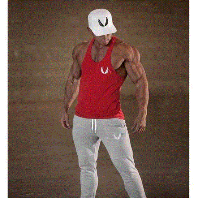 2021 High quality Power musculation Bodybuilding Fitness Men Cotton Tanks Vest Men' Tank Underwear Plus Size