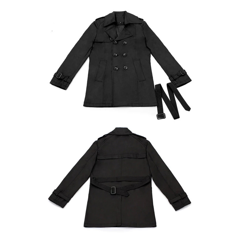 2021 High quality Trench Coat Men Casual Slim Long Men's Coats Autumn Double-breasted Trench Male Windbreaker Fashion