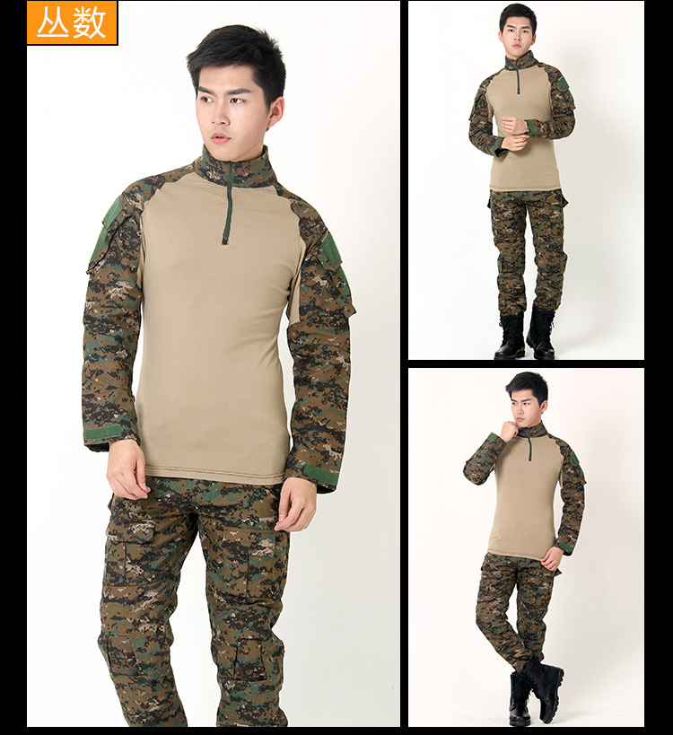 2021 High quality Hot style Tactical Suit Real Man Field Jacket Frog Suit CP color python ruin without protective gear