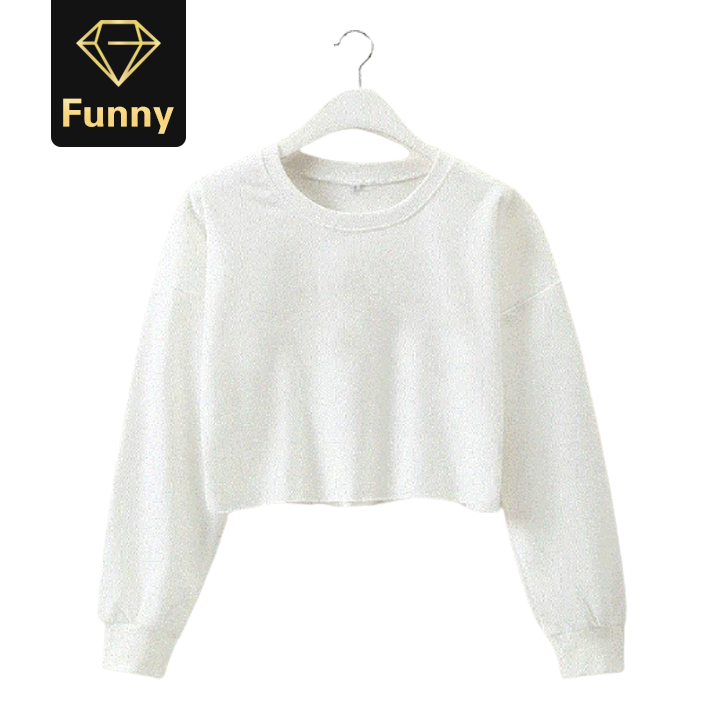 2021 High quality Womens Casual Long Sleeve Jumper Sweater Crop Top Pullover Tops