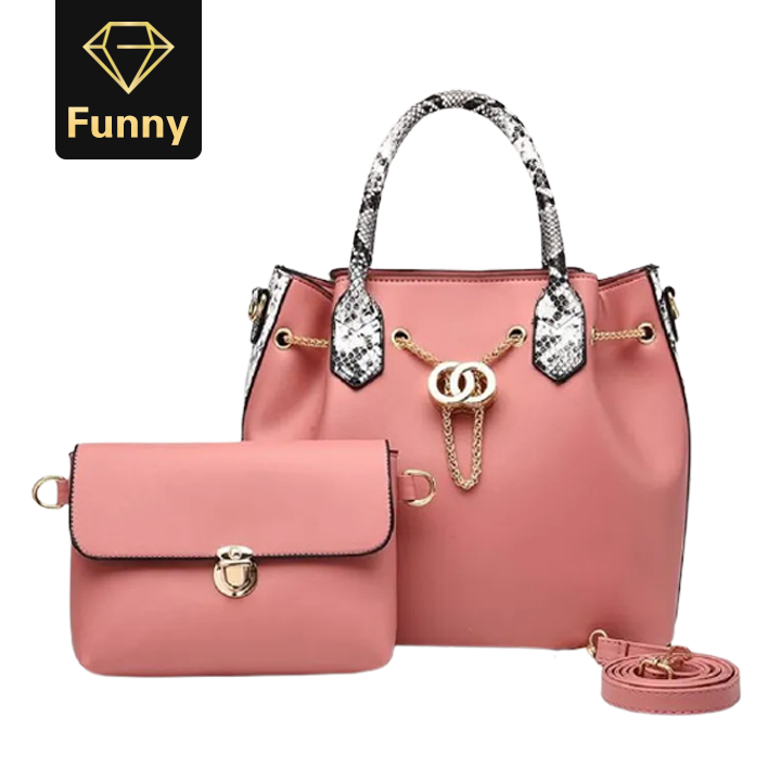 2021 High quality Women Tote 2 piece Ladies Handbag Serpentine Messenger Shoulder Bag Wallet