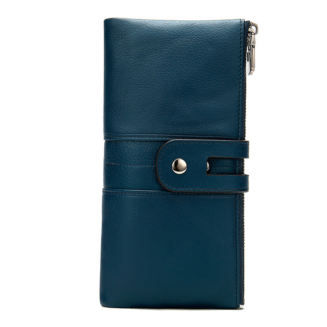 2021 High quality Women's Wallet PU Leather Female Clutch Long Wallet Womens Portomonee Money Bag Coin Purse