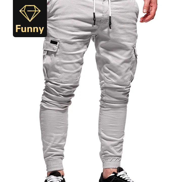 2021 High quality Men Pants New Fashion Casual  Jogger Pants  Fitness Bodybuilding Gyms Pants Sweatpants Trousers