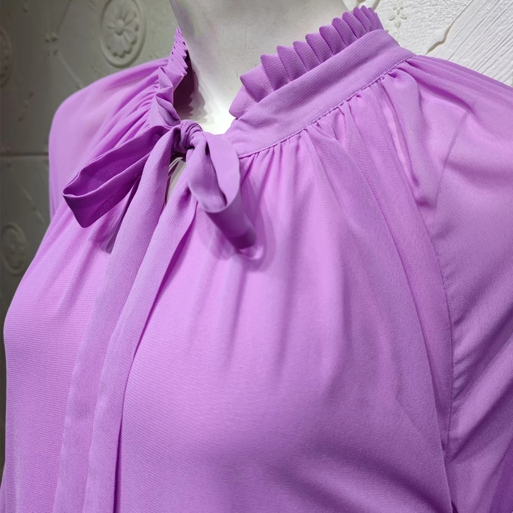 Fashion Chiffon dress Instagram style Turkish Malay Indonesian Muslim women&apos;s dress new arrival