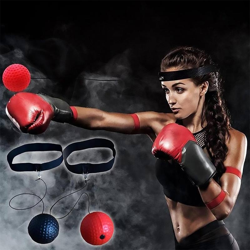 2021 High quality Boxing Reflex Speed Punch Body Building Fitness Equipments Headband home portable fitness exercise