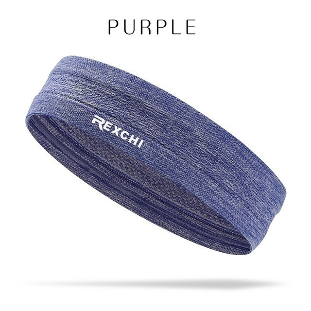 2021 High quality Elastic Sweatband Headband Anti-Slip Women Men Breathable Fitness Yoga Volleyball Hair Band