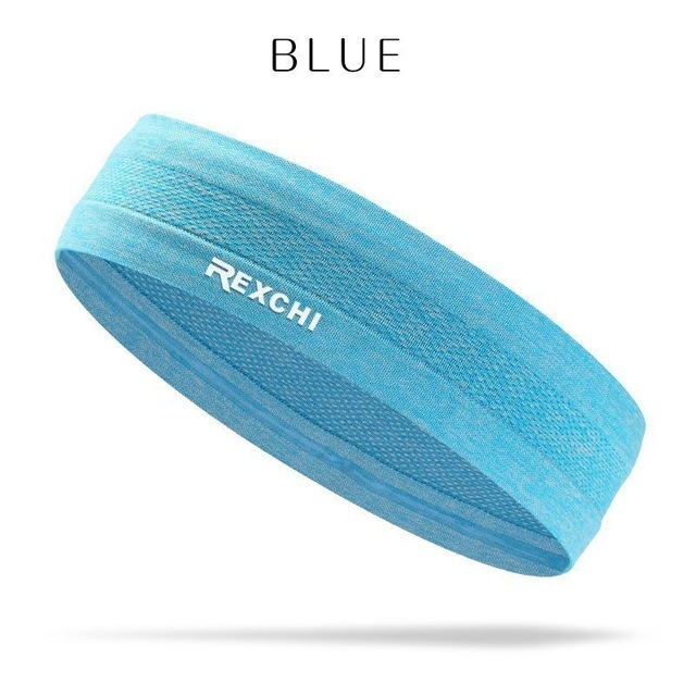 2021 High quality Elastic Sweatband Headband Anti-Slip Women Men Breathable Fitness Yoga Volleyball Hair Band