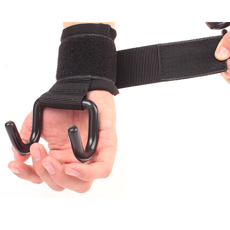 2021 High quality Movement gloves Gym Weight Lifting Hook Hand-Bar Lifting Straps Wrist Straps Glove Weightlifting