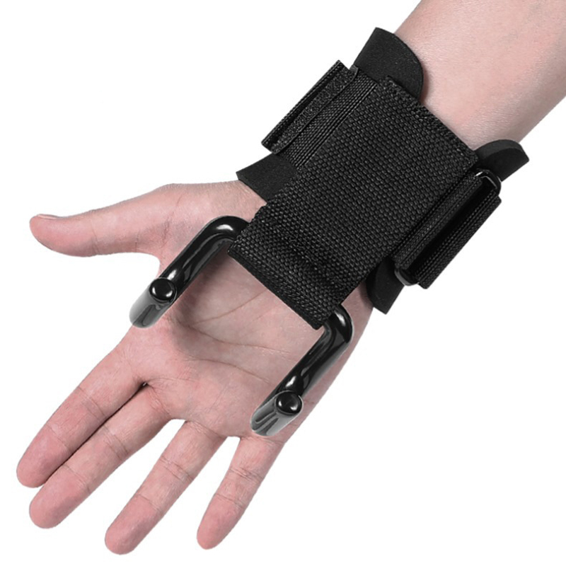 2021 High quality Movement gloves Gym Weight Lifting Hook Hand-Bar Lifting Straps Wrist Straps Glove Weightlifting