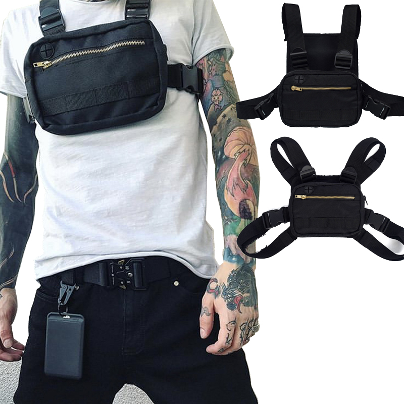 2021 High quality Running bag  chest bag leisure mobile phone accessory bag multi-function tactical