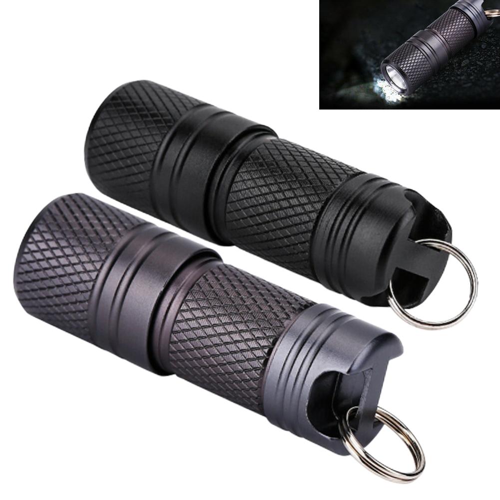 2021 High quality Outdoor Mini Portable Keychain USB Rechargeable LED Flashlight Torch Lamp Light