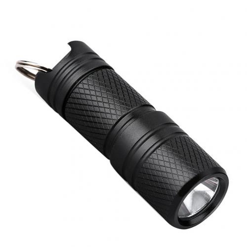 2021 High quality Outdoor Mini Portable Keychain USB Rechargeable LED Flashlight Torch Lamp Light
