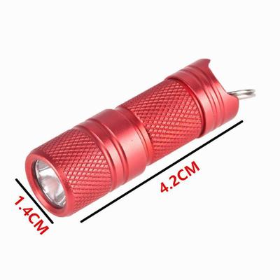 2021 High quality Outdoor Mini Portable Keychain USB Rechargeable LED Flashlight Torch Lamp Light