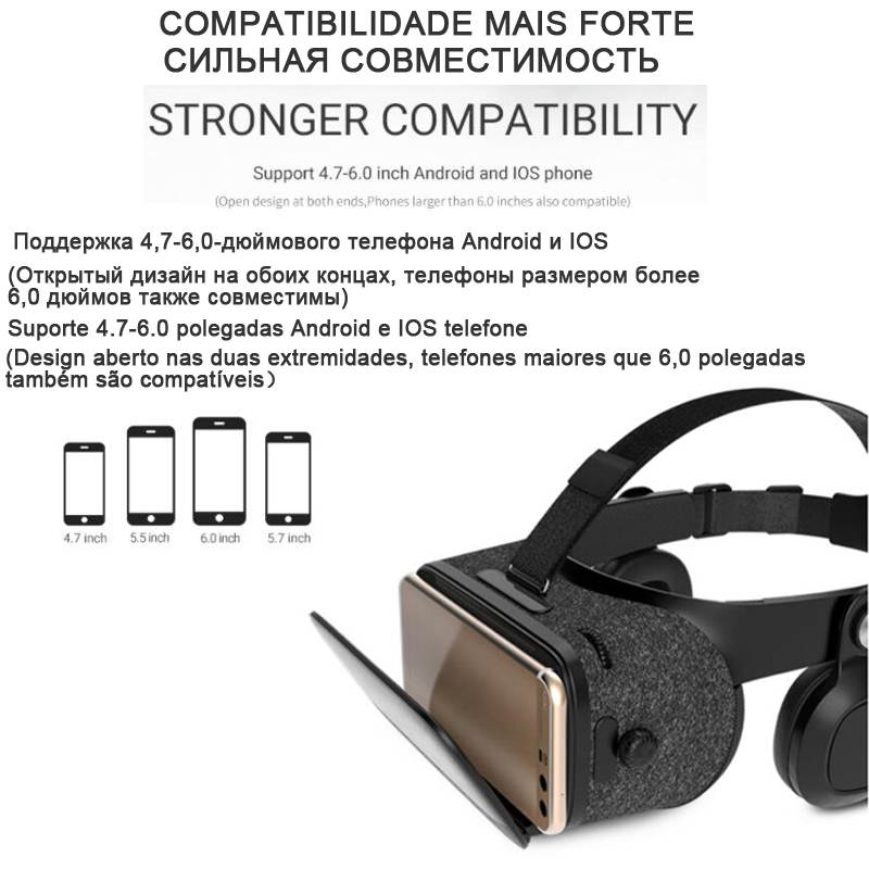 2021 High quality Bobovr Z5 VR Virtual Reality Glasses 3D Headset Helmet For Smartphone Viar Binoculars Video Game
