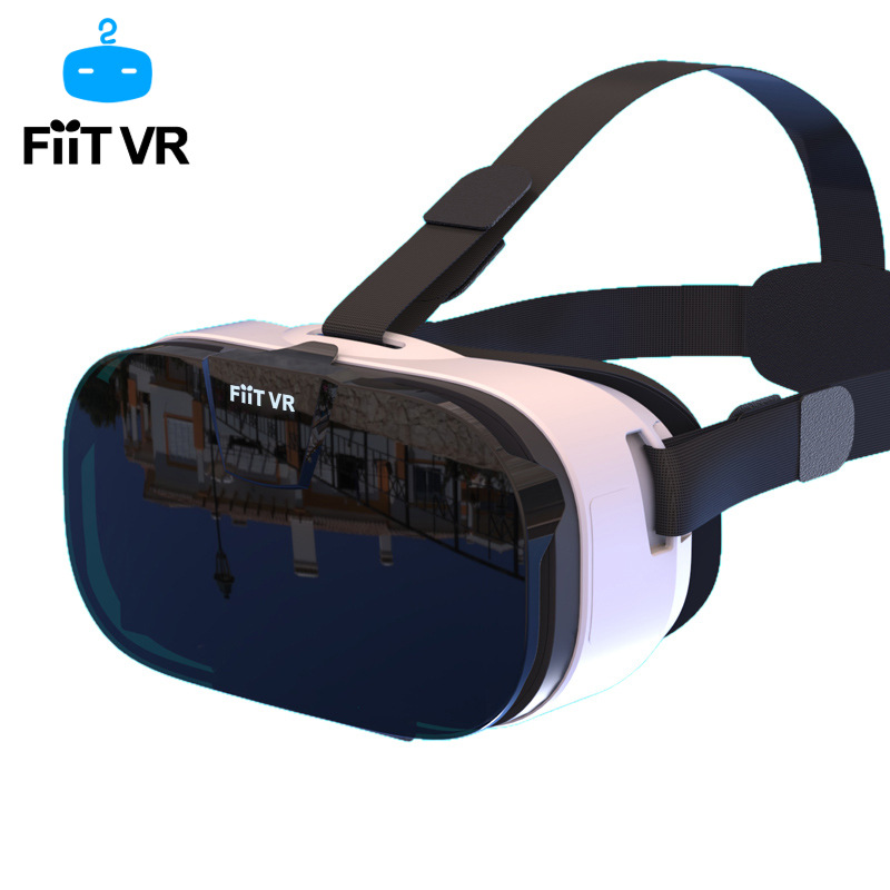 2021 High quality FIIT 2N VR Glasses Headset 3D Virtual Reality Goggle for 4.0-6.5 inch Phone Smart Bluetooth Controll