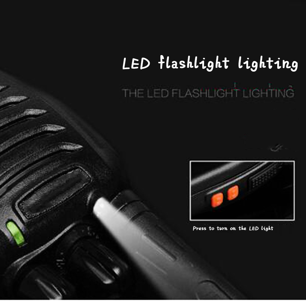 2021 High quality 2PCS Walkie Talkie Two-Way Radio Station Transceiver Communicator USB Charging Walkie-Talkie BF666S