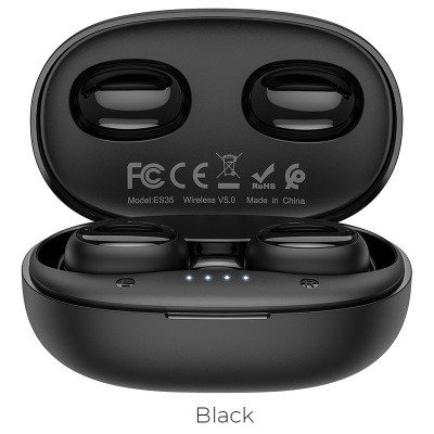 2021 High quality HOCO ES35 TWS Wireless Earpiece Bluetooth 5.0 Earphones sport Earbuds With Mic For iPhone 11 Pro
